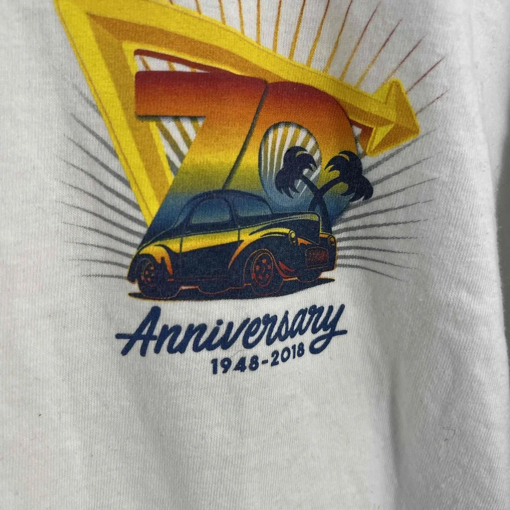 In-N-Out Burger 70th Anniversary Ferris Wheel Vladimir Kush‎ White T-Shirt Large
